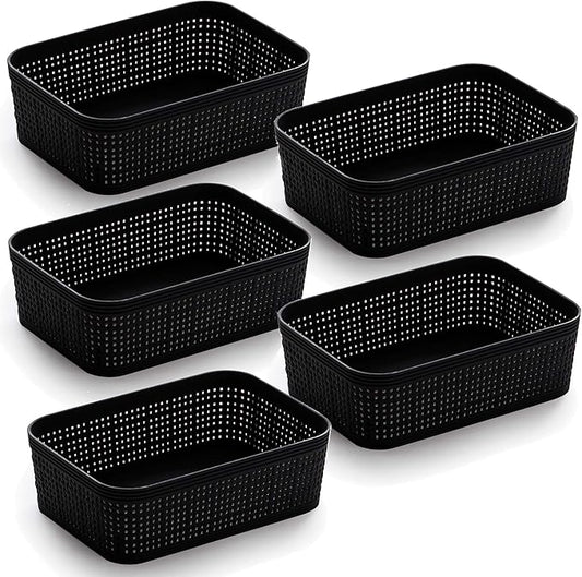 BINO | Woven Plastic Basket | XS, Space by BINO