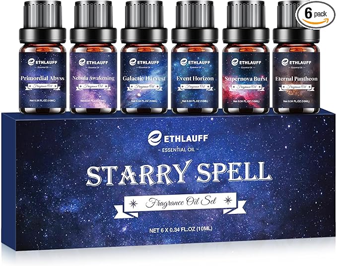 Essential Oil Blends, Starry Spell Essential Oil Set by Ethlauff
