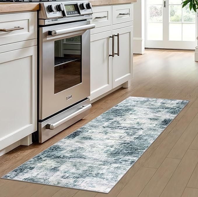 IOHOUZE Abstract Runner Rug 2x6 Ft Washable Runners - Image 2