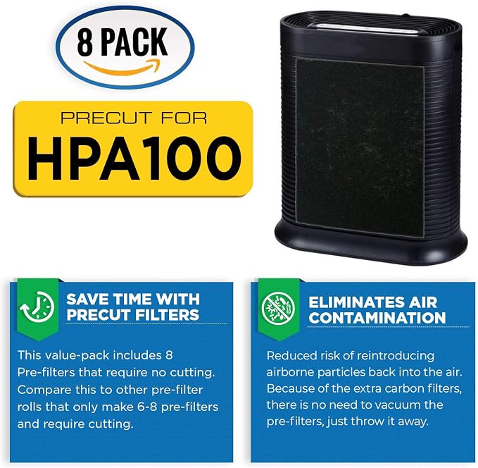 HPA100 Pre-Filters Replacement for Honeywell Air Purifier - Image 2