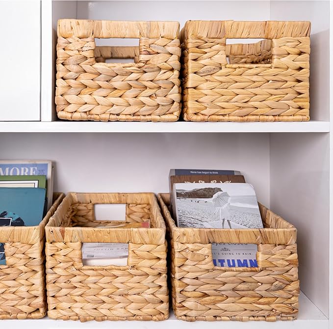 Set of 3 Water Hyacinth Storage Baskets – Wicker Baskets - Image 6