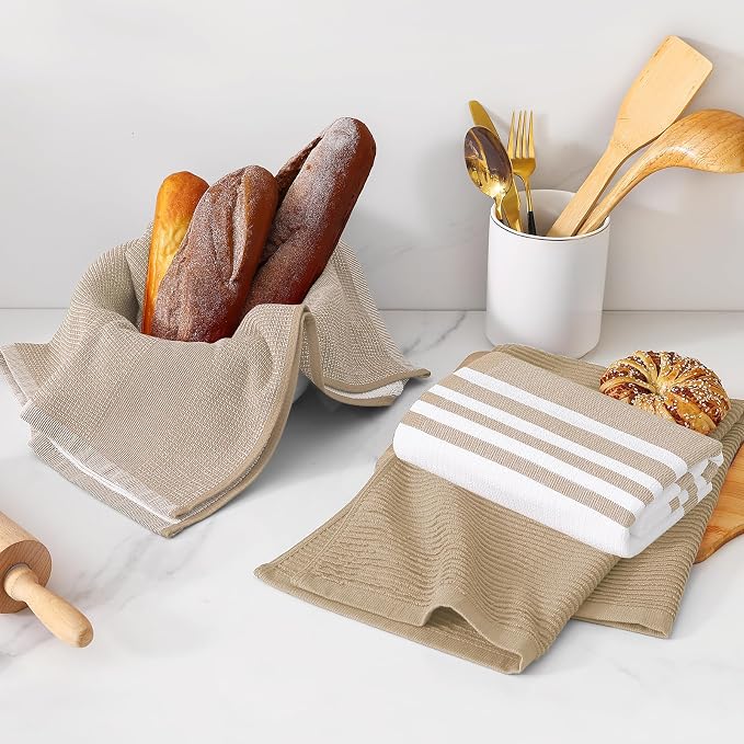 Homaxy Premium Kitchen Towels, Large Cotton 380 GSM Kitchen Hand Towels - Image 6