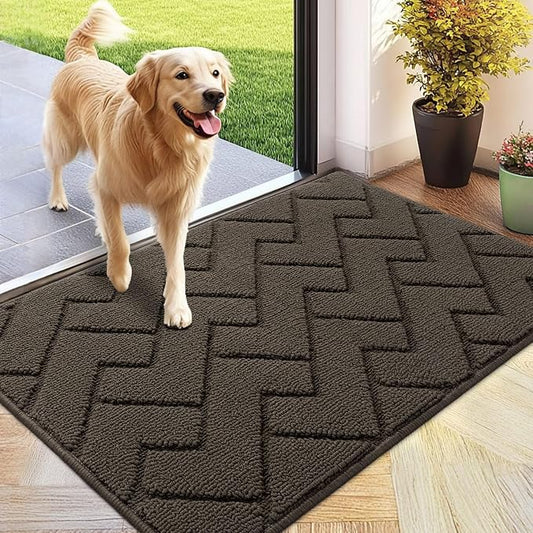 hicorfe Front Door Mat Outside Entrance, Stain and Fade Resistant, Non Slip by Hicorfe