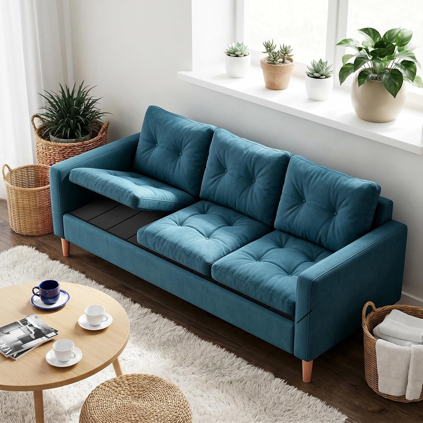 24"x72" Cushion Support Board, Reinforced Sofa Couch Cushion Support for Sagging Seat, Heavy Duty Under Cushion Support Pad, Firm Loveseat Sofa Sagging Repair Support Insert