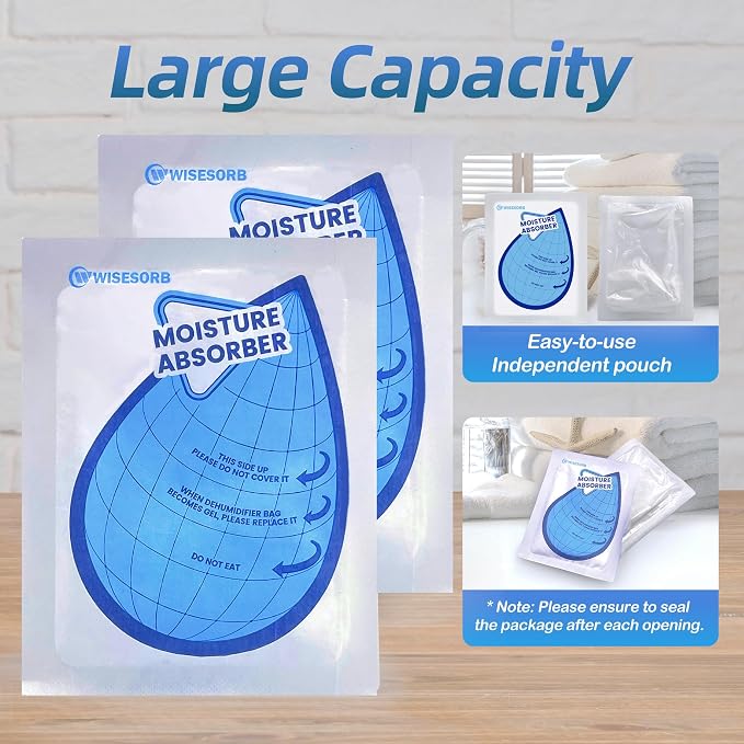 100 Gram 30 Packs Moisture Absorbers, Dehumidifier Bags - Image 8