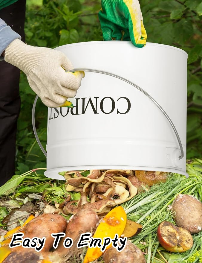 Compost Bin - 1 Gallon Countertop Composter - Image 6
