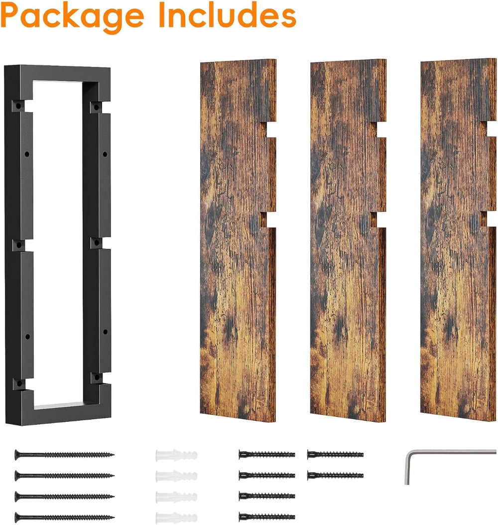 Homode Floating Shelves for Wall, Wood Wall Shelves for Bathroom