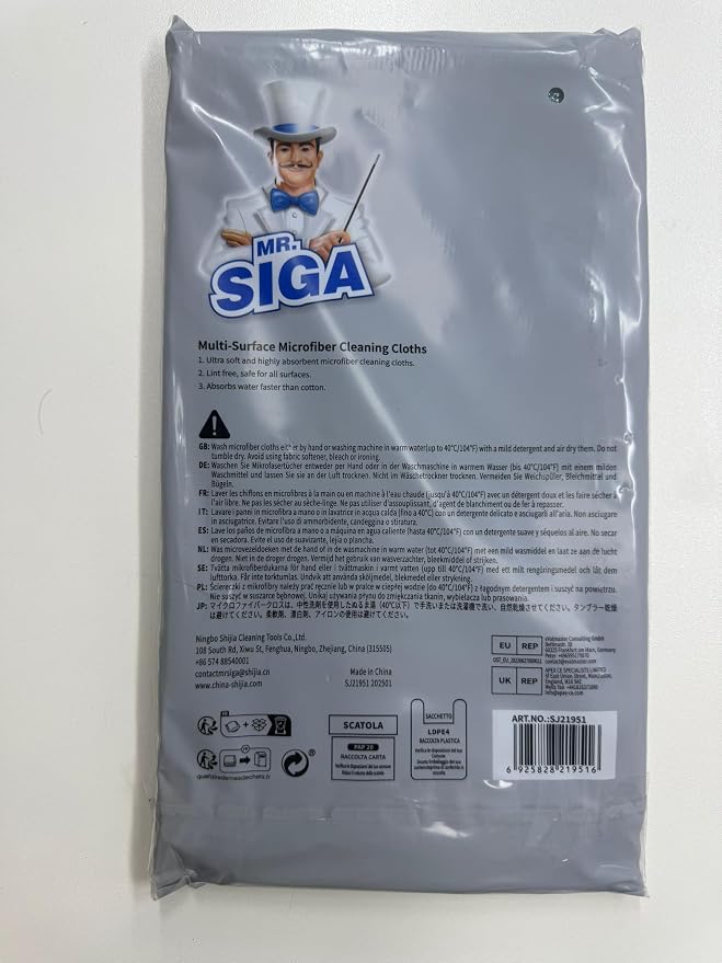 MR.SIGA Microfiber Cleaning Cloth, All-Purpose Microfiber Towels, Streak Free - Image 9