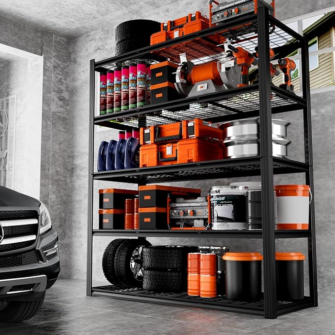 ROOMTEC 60" W Garage Shelving Heavy Duty, 33000LBS Storage Shelves, 5-Tier - Image 2