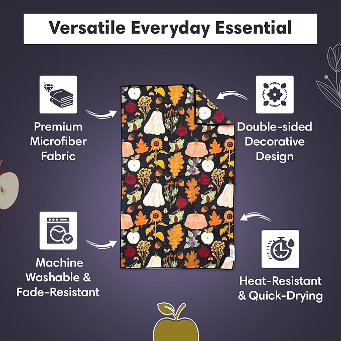 Microfiber Hand Towel & Washcloth Set of 2 - Image 4