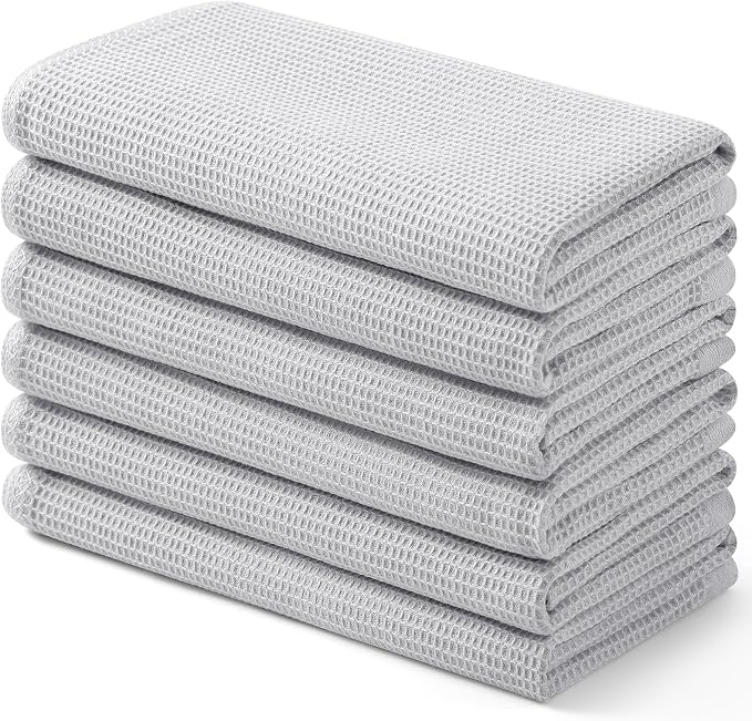 Homaxy 100% Cotton Waffle Weave Kitchen Towels by Homaxy