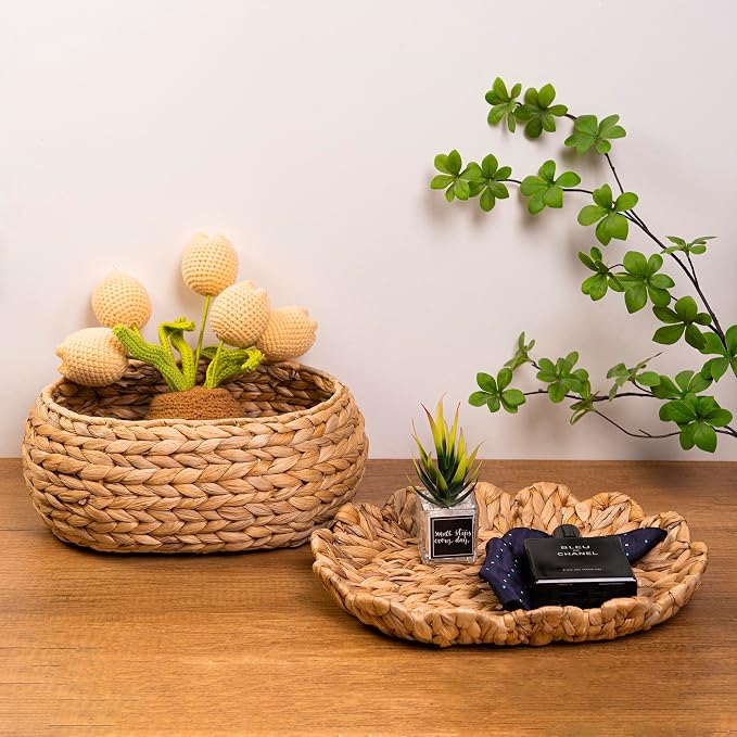 Set of 3 Wicker Storage Baskets - Image 5
