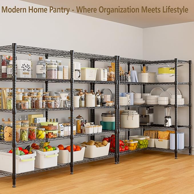 Himimi Storage Shelves-5 Tier Heavy Duty Wire Shelving Unit - Image 3