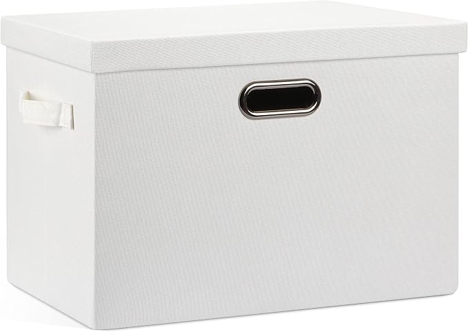 Large 17" 36 Quart Collapsible Stackable Storage Bins by GraciadecoStorage
