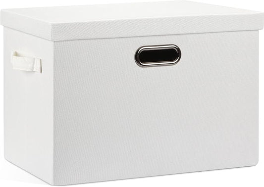 Large 17" 36 Quart Collapsible Stackable Storage Bins by GraciadecoStorage
