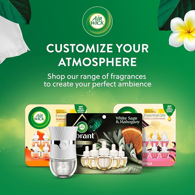 Air Wick Plug in Scented Oil Refill, 7 ct, Fresh Linen, Air Freshener, - Image 8