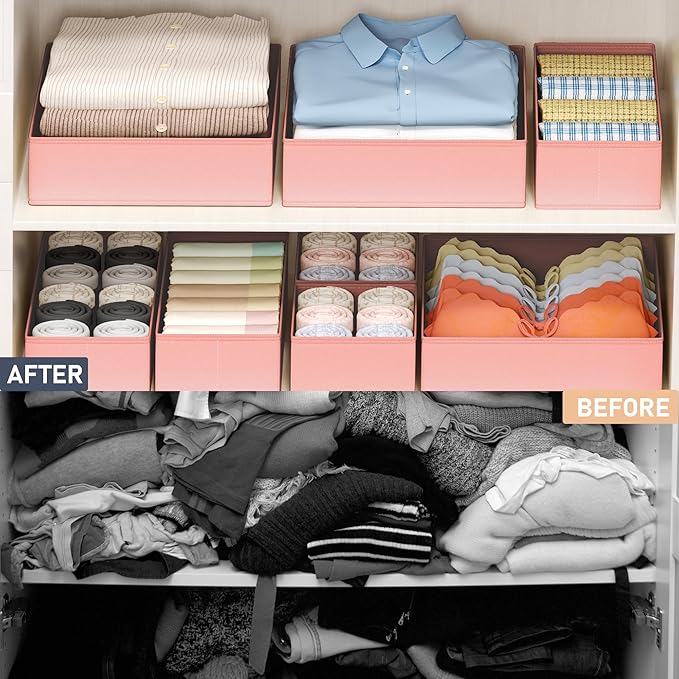 DIMJ Drawer Organizer Clothes - Image 6