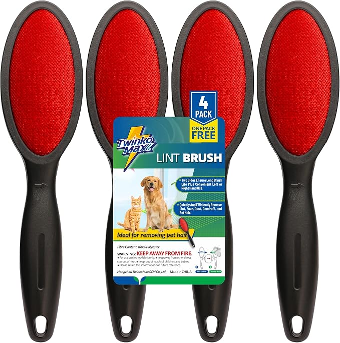 Lint Brush, Lint Remover, Pet Hair Remover, Clothes Brush, Magic Lint Remover by TwinkoMax