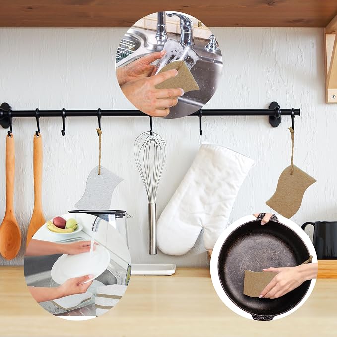 Eco Friendly Cellulose Compostable Biodegradable Kitchen Clean Sponges - Image 5