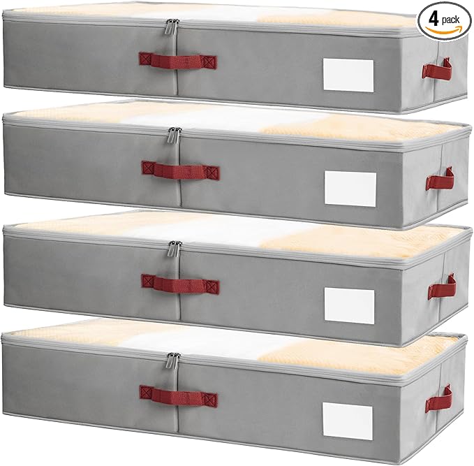 Criusia Under Bed Storage Bins by Criusia