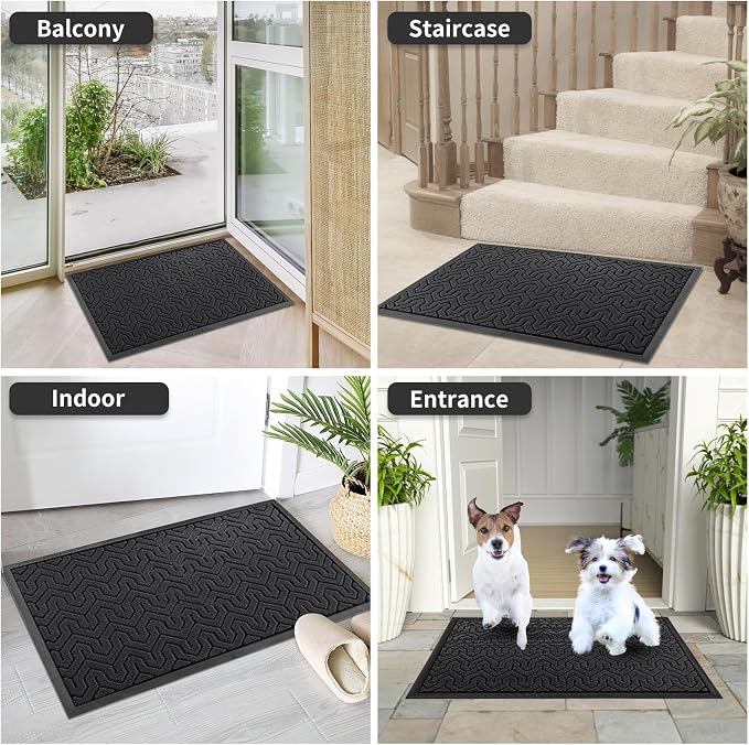 Yimobra Extra Large Door Mat Outside Entrance 60x32, Waterproof Heavy Duty - Image 7