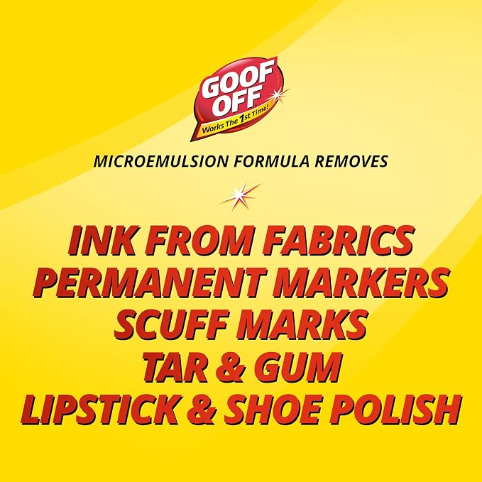 Goof Off Marks, Messes & Stains Remover, 8 fl. oz. Spray, Household Surface Safe - Image 4