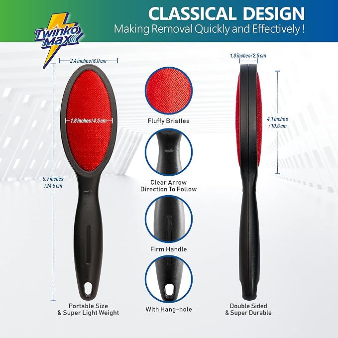 Lint Brush, Lint Remover, Pet Hair Remover, Clothes Brush, Magic Lint Remover - Image 2