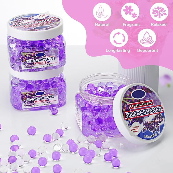 12 Pcs Air Freshener Gel Bulk Odor Eliminator Gel Beads 8 oz Long Lasting Air - Image 4