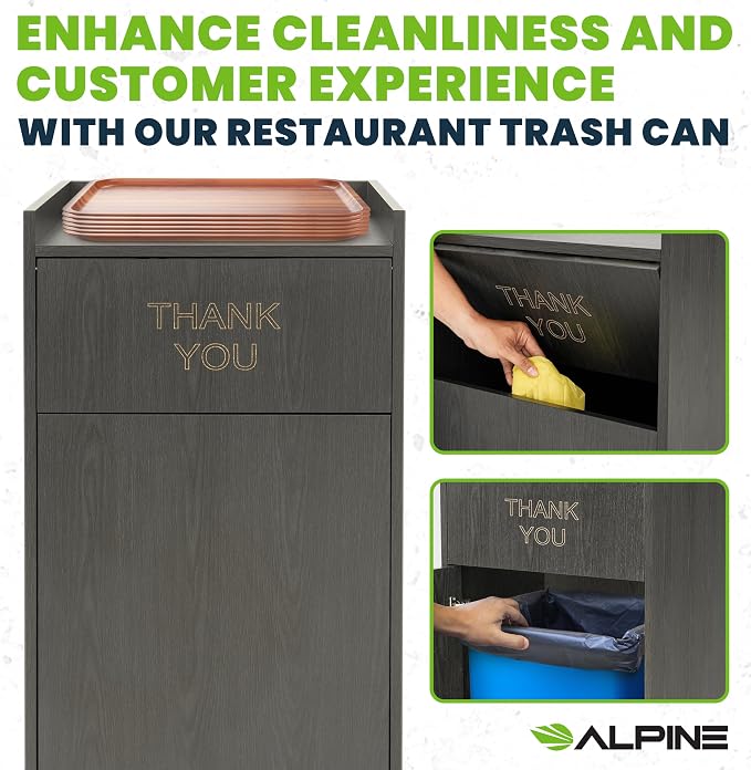 Alpine Restaurant Trash Can Cabinet - Image 7