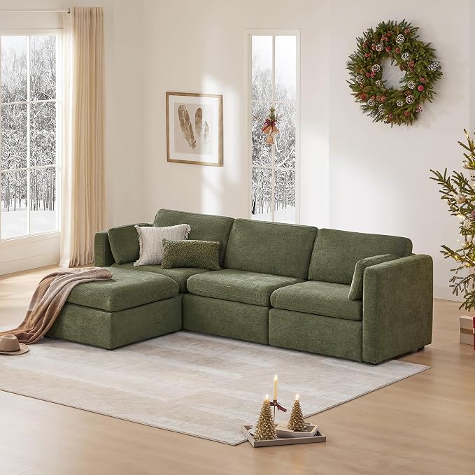 CHITA Oversized Modular Sectional Sofa, FSC Certified L Shaped Couch Reversible - Image 3