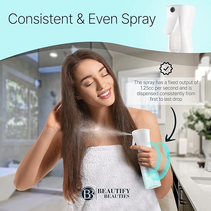 BeautifyBeauties Spray Bottle For Hair – Continuous Mister Spray Bottle for - Image 2