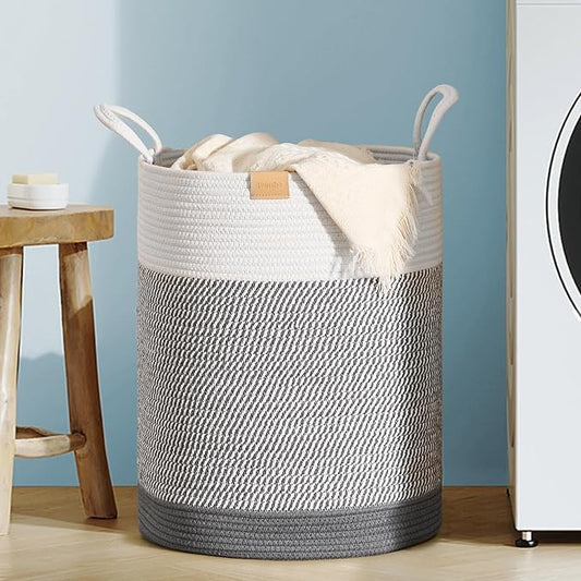 Laundry Hamper 62L, Large Laundry Basket by Nunsino