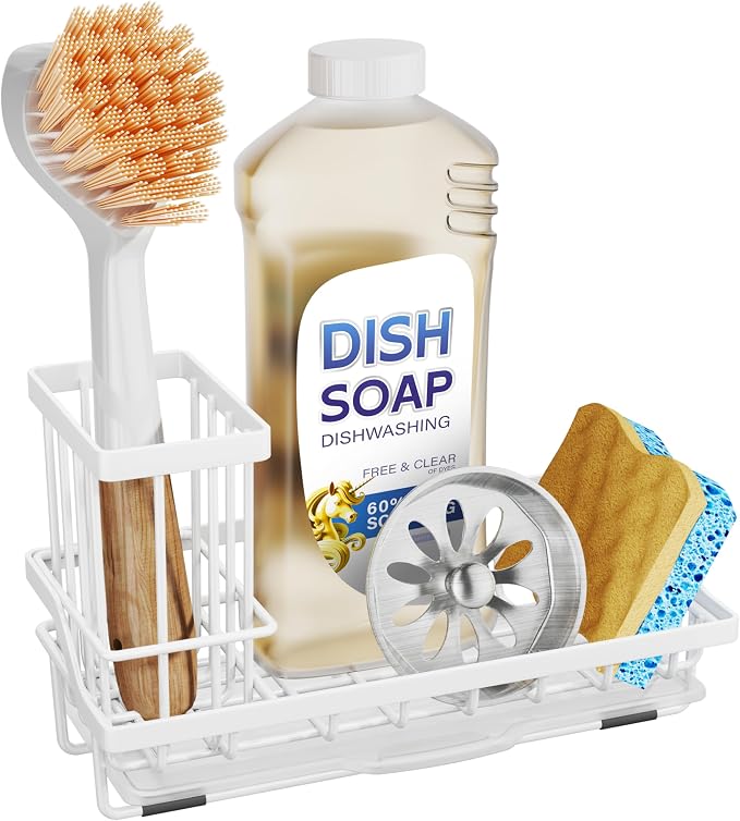 SWTYMIKI Sink Caddy Sponge Holder by SwtyMiki-TidyHomeSweetLife