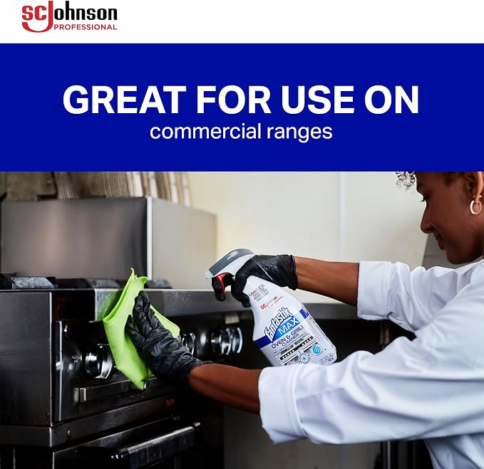SC Johnson Professional Fantastik Max Oven & Grill Cleaner Spray, Cleans Inside - Image 6