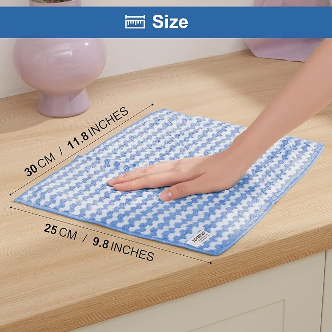 JOYMOOP Microfiber Cleaning Cloth, Mixed Color Towels - Image 9