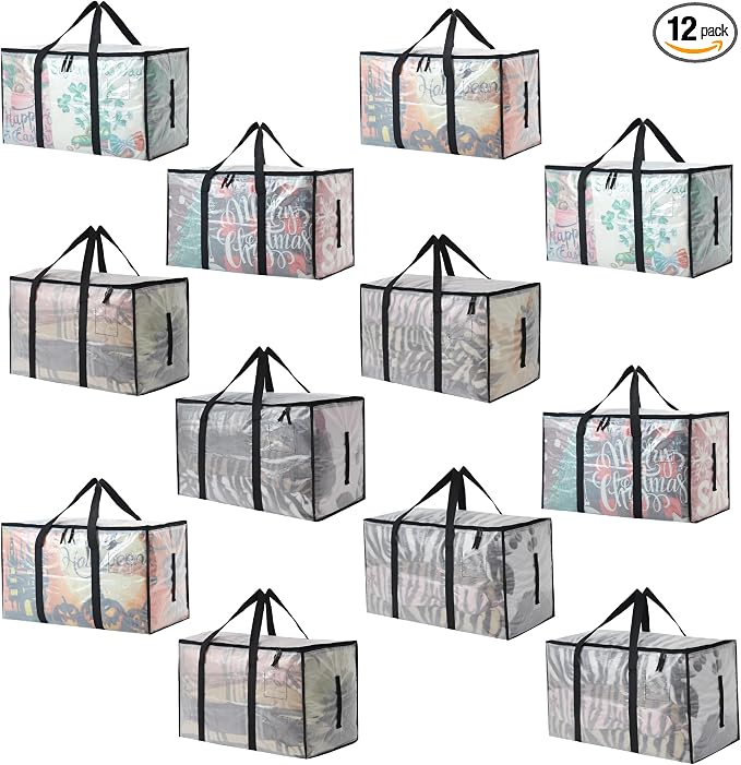Heavy Duty 93L Stackable Storage Bins by Unknown