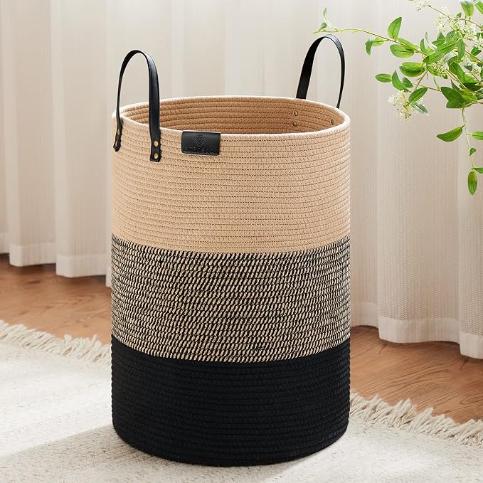 VIPOSCO Tall Laundry Basket, Large Dirty Clothes Hamper by VIPOSCO
