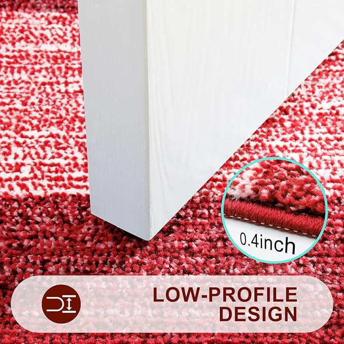 Kitinjoy Indoor Outdoor Door Mat, 30x17 Non-Slip Absorbent Dirt Trapper - Image 4