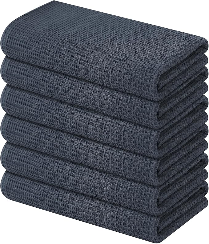 Homaxy 100% Cotton Waffle Weave Kitchen Towels by Homaxy