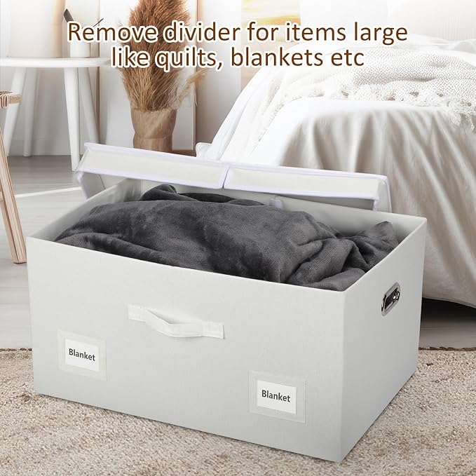 75 Quarts Extra Large Decorative Storage Bins - Image 6