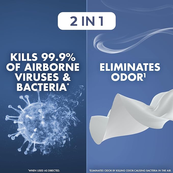 Lysol Air Sanitizer Spray with Odor Eliminator - Image 3