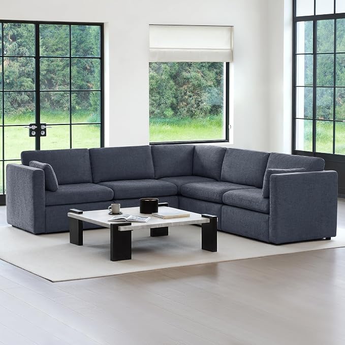 CHITA Oversized Modular Sectional Fabric Sofa Set, FSC Certified Extra Large 5 - Image 3