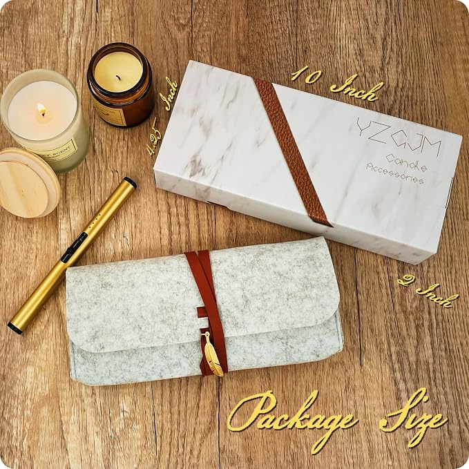 Exquisite Candle Accessories Tool Pack Bag, Rechargeable Electric Lighter， Wick - Image 7