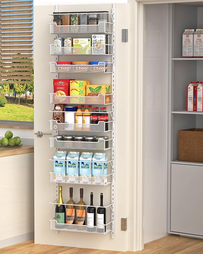 Over the Door Pantry Organizer, 8-Tier Over the Door Organizer by VyGrow