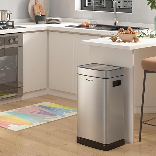 8 Gallon Stainless Steel Garbage Can - Image 2