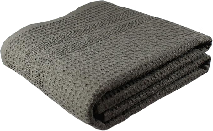 GILDEN TREE Waffle Bath Sheet Large Bath Towels Quick Dry Thin Body Towels by GildenTree