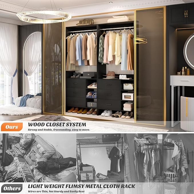 Aheaplus 2.5FT Closet System - Image 4