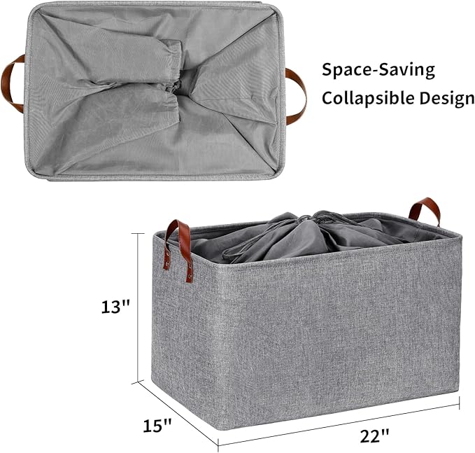 DULLEMELO Extra Large Grey Basket
