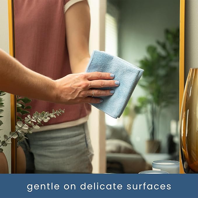 S&T INC. 150 Pack Microfiber Cleaning Cloth, Bulk Towels - Image 3