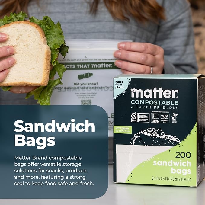 Matter Compostable Sandwich Bags - Image 2